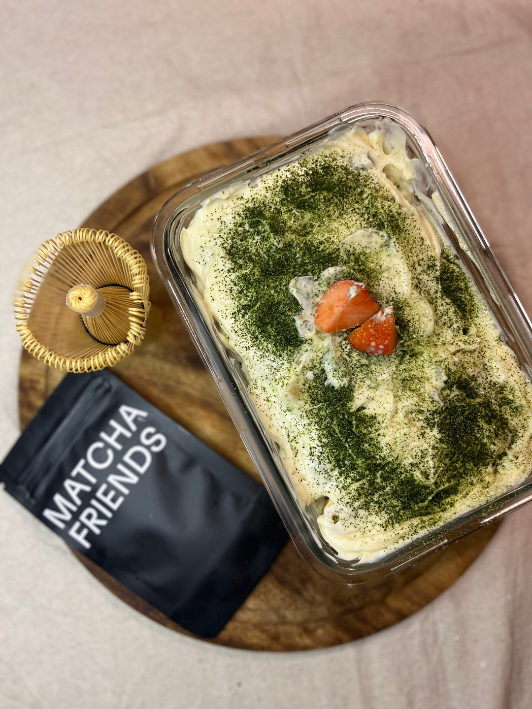 Matcha Tiramisu mit Erdbeeren - Das Sommer Rezept